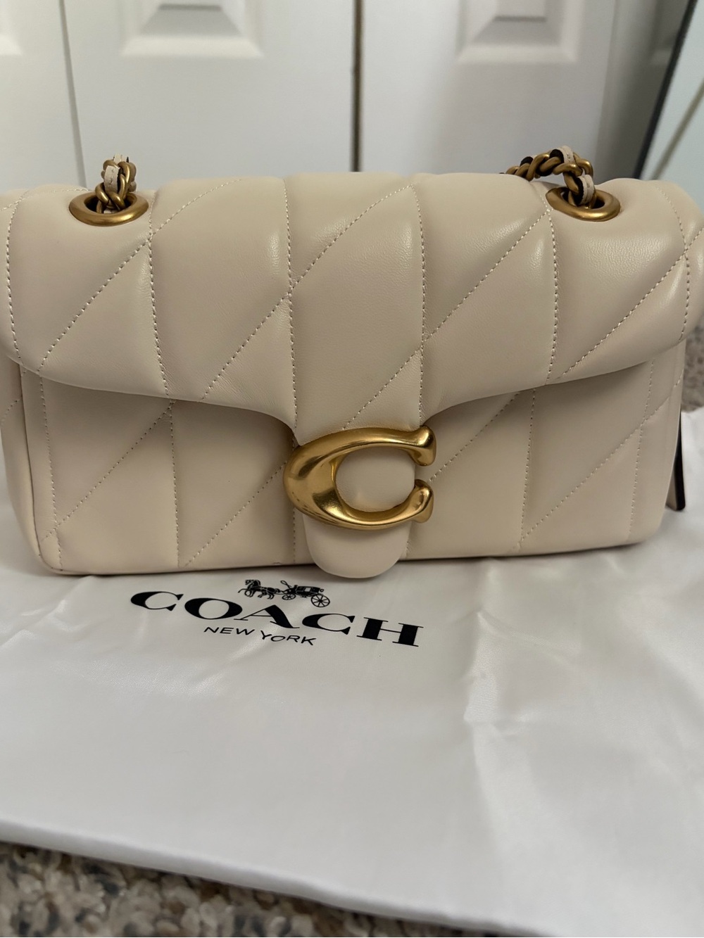 Coach Quilted Tabby Shoulder Bag 20